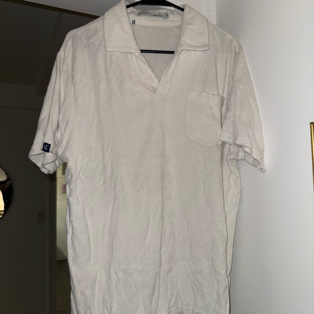 Criquet White Men's Polo Shirt